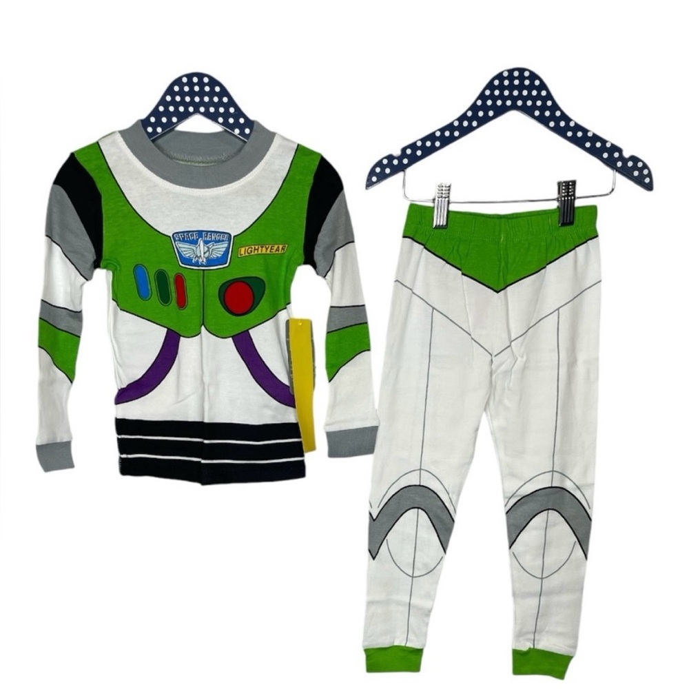 Disney Toy Story Boys Buzz Lightyear Pajama Costume Set, Size 5 New